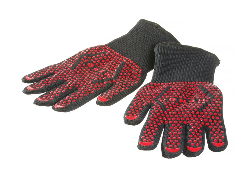 HENDI Grillhandschuhe hitzebeständig – 300 mm – 2 Stück