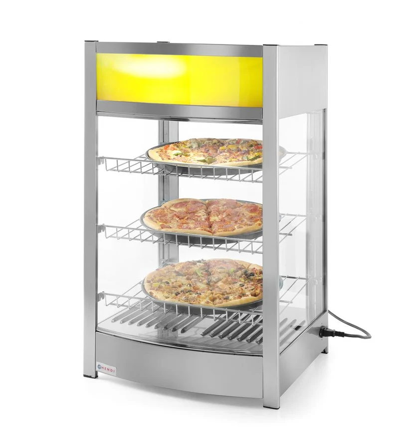 HENDI Warmhaltevitrine – 97 Liter – 230 V / 800 W – 460 × 467 × 785 mm