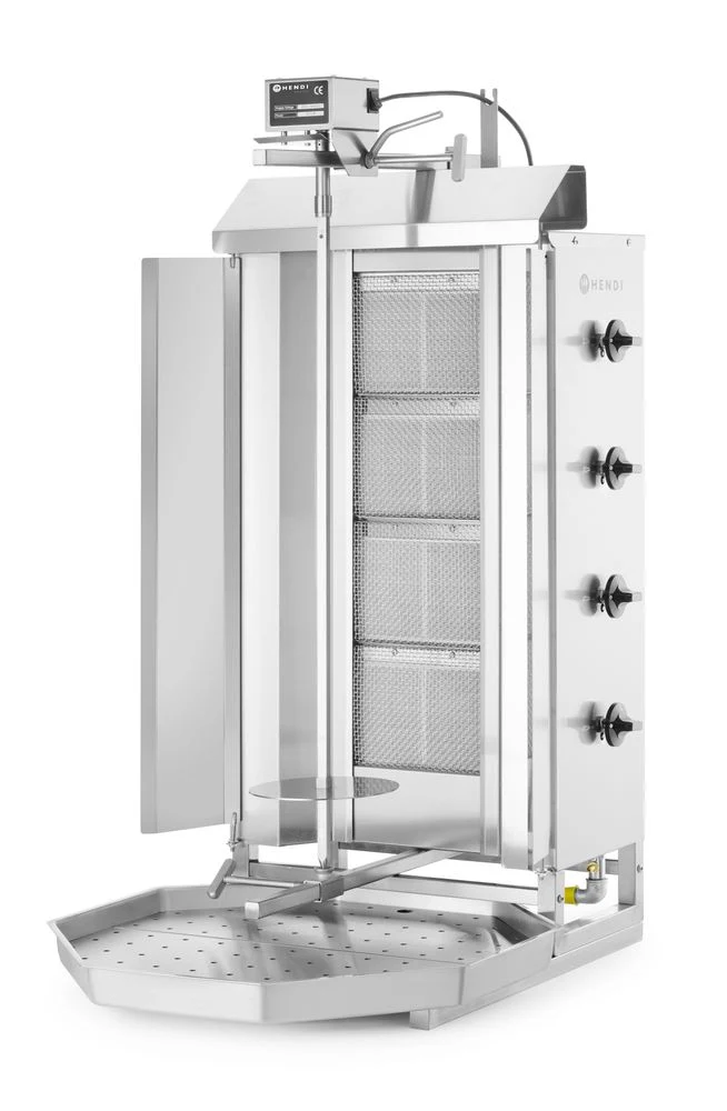 HENDI Gas Kebab Grill – Profi Line – 230 V / 16 W – 13 kW – 735 × 745 × 1110 mm