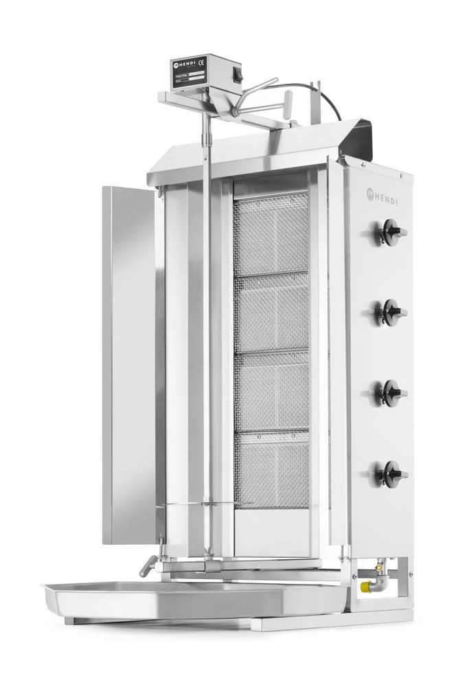 HENDI Gas Kebab Grill – Profi Line – 230 V / 16 W – 13 kW – 735 × 745 × 1110 mm