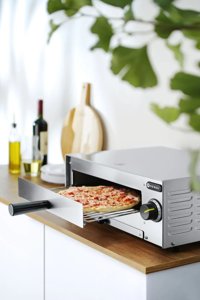 HENDI Pizzaofen – 230 V / 1450 W – 484 × 590 × 190 mm