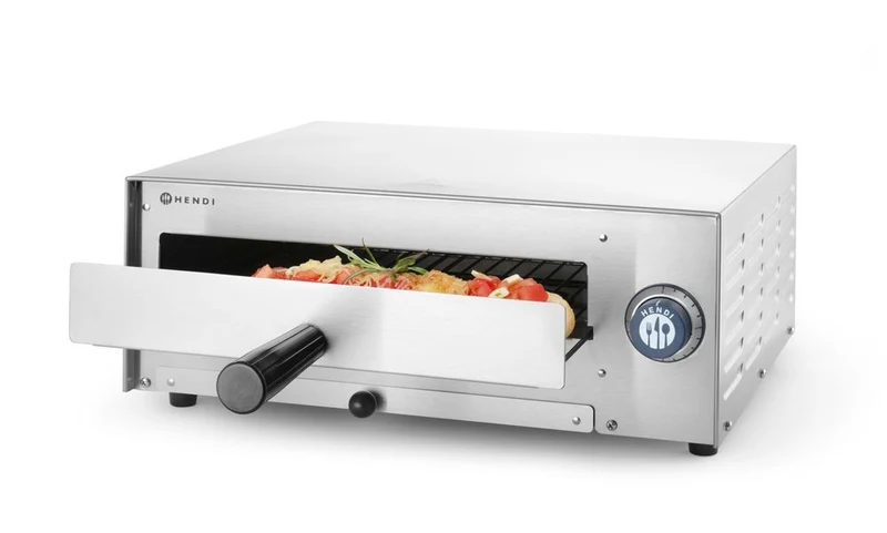 HENDI Pizzaofen – 230 V / 1450 W – 484 × 590 × 190 mm