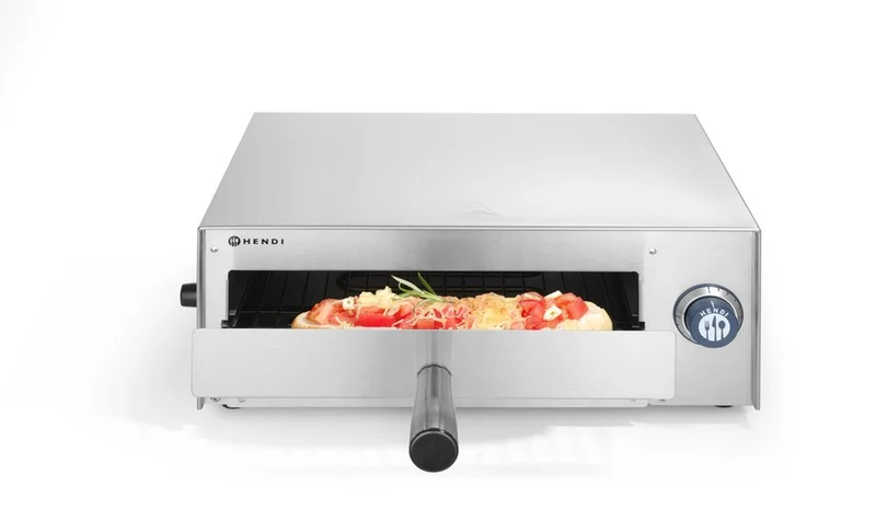 HENDI Pizzaofen – 230 V / 1450 W – 484 × 590 × 190 mm
