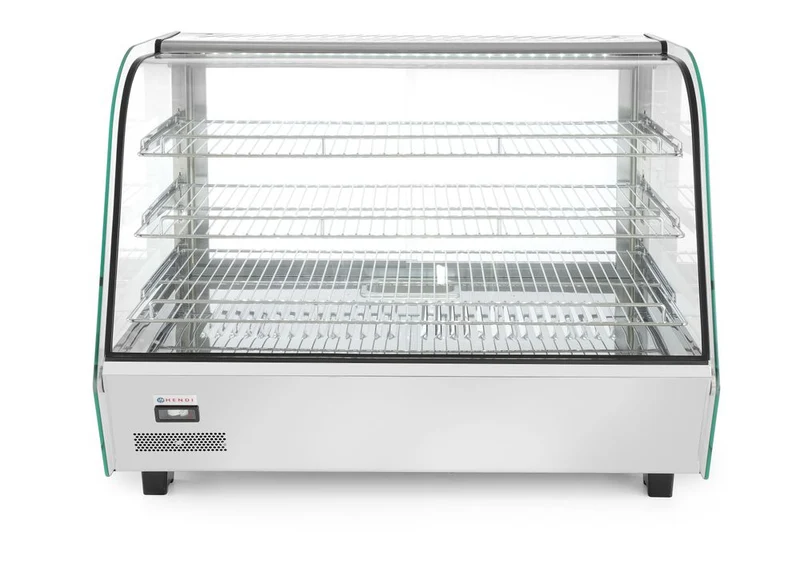 HENDI Beheiztes Thekendisplay – 160 Liter – 230 V / 1500 W – 885 × 570 × 680 mm