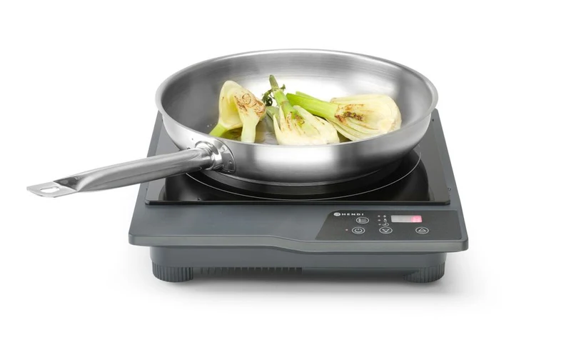 HENDI Induktionskocher Modell 1800 – Kitchen Line – 230 V / 1800 W – 319 × 355 × 67 mm