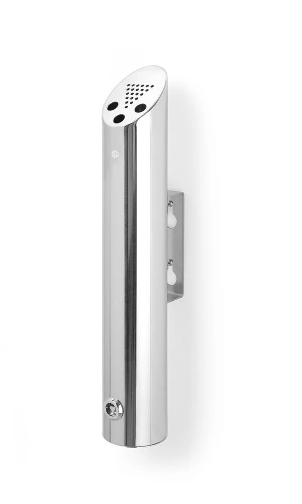 HENDI Aschenbecher zur Wandmontage – Ø 75 × H 460 mm