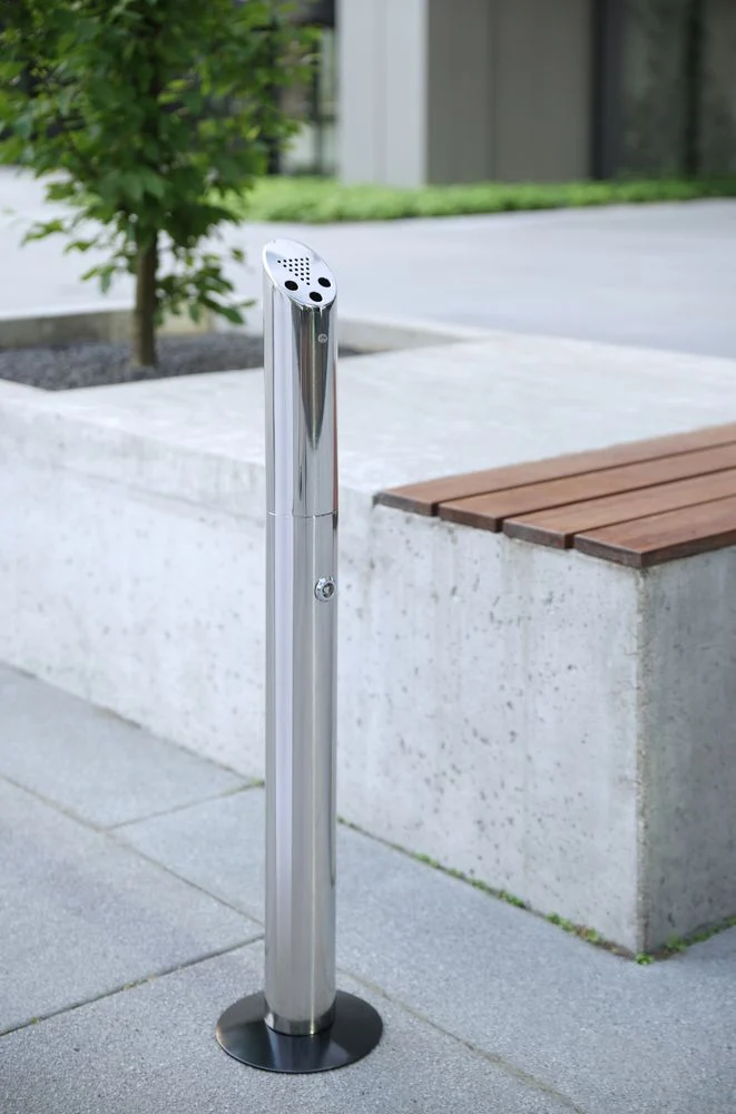 HENDI Standaschenbecher Säulenmodell – Ø 170 × H 920 mm