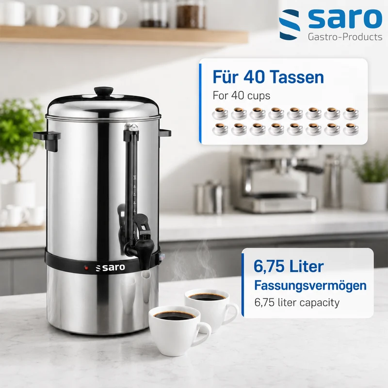 Saro Kaffeemaschine mit Rundfilter Modell MICA 6005