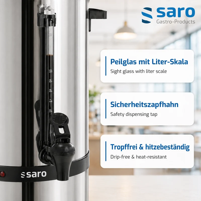Saro Kaffeemaschine mit Rundfilter Modell MICA 6005