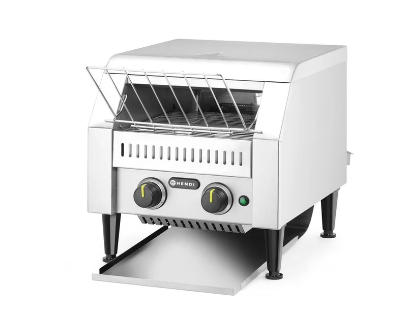 HENDI Durchlauftoaster – Silber – 230 V / 2240 W – 418 × 365 × 390 mm