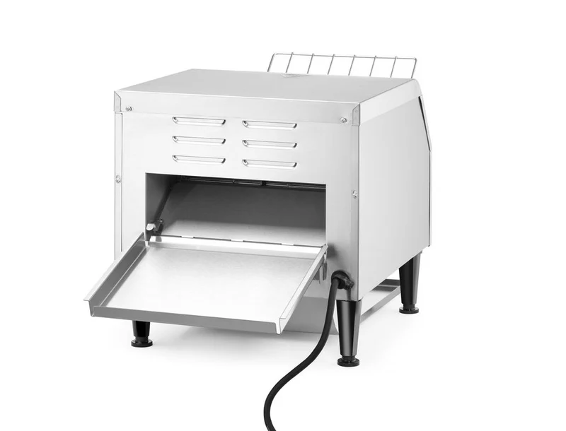 HENDI Durchlauftoaster – Silber – 230 V / 2240 W – 418 × 365 × 390 mm