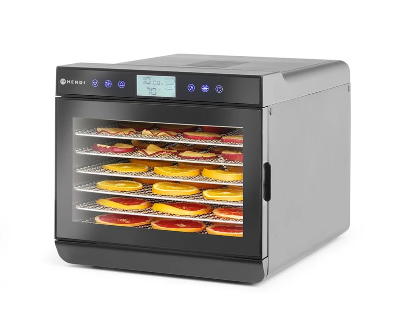 HENDI Dörrautomat Kitchen Line – Kitchen Line – 7 Bleche – 230 V / 500 W – 347 × 505 × 320 mm