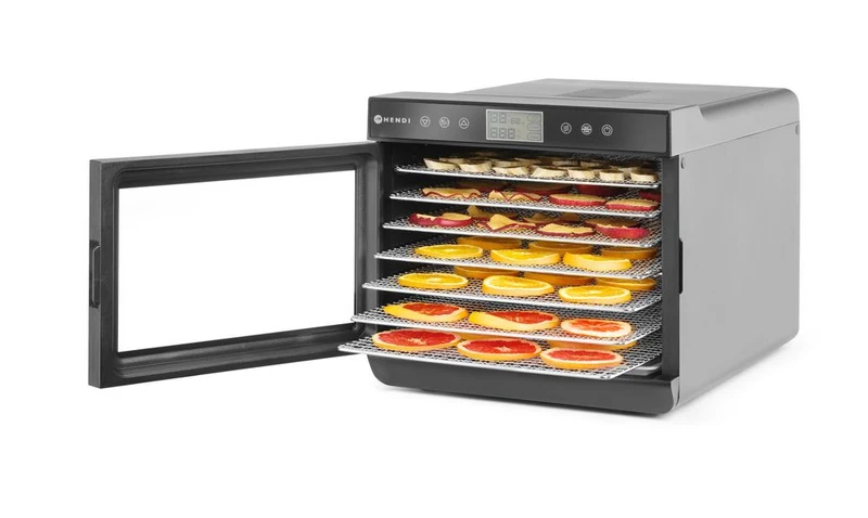 HENDI Dörrautomat Kitchen Line – Kitchen Line – 7 Bleche – 230 V / 500 W – 347 × 505 × 320 mm