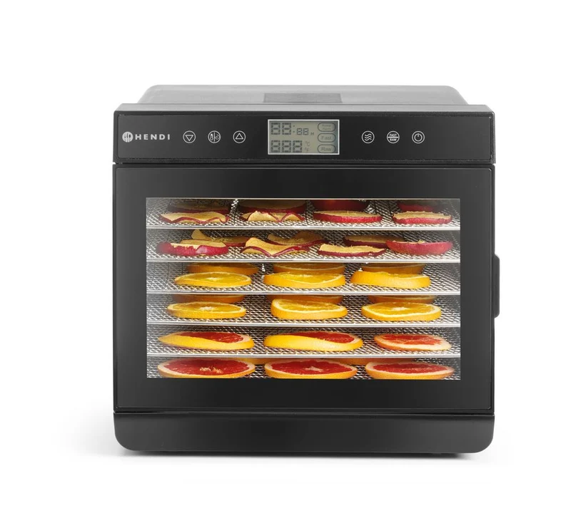 HENDI Dörrautomat Kitchen Line – Kitchen Line – 7 Bleche – 230 V / 500 W – 347 × 505 × 320 mm