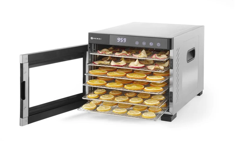 HENDI Dörrautomat für Lebensmittel – Profi Line – 6 Bleche – 230 V / 650 W – 342 × 485 × 309 mm