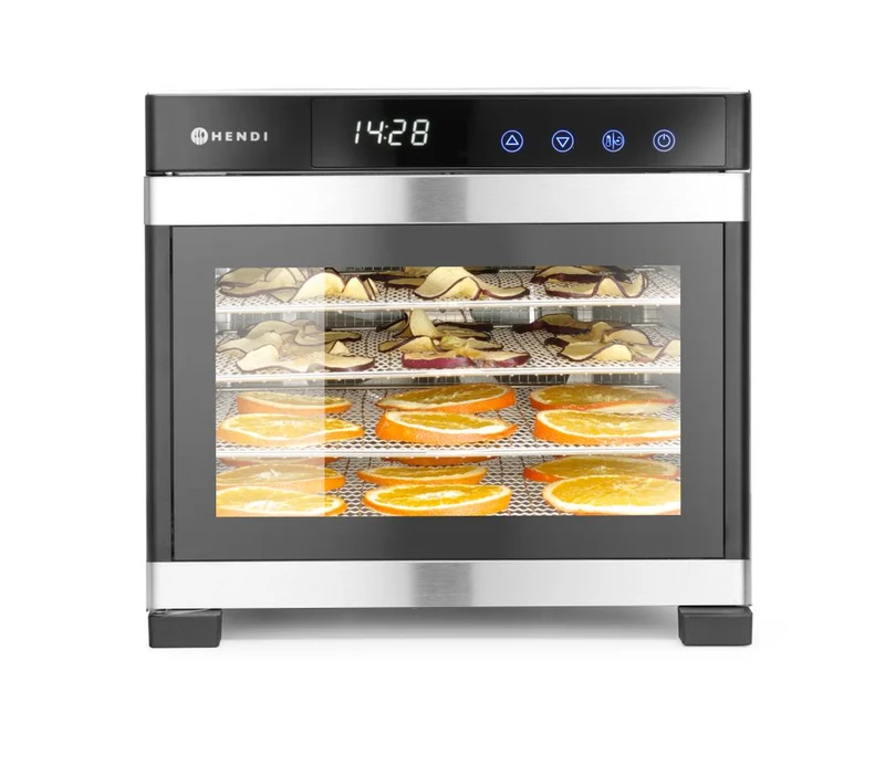 HENDI Dörrautomat für Lebensmittel – Profi Line – 6 Bleche – 230 V / 650 W – 342 × 485 × 309 mm