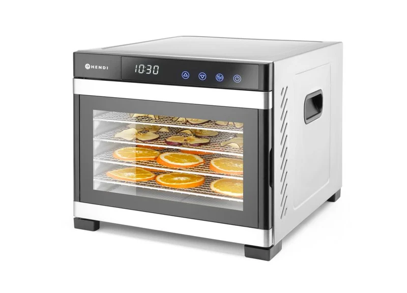 HENDI Dörrautomat für Lebensmittel – Profi Line – 6 Bleche – 230 V / 650 W – 342 × 485 × 309 mm