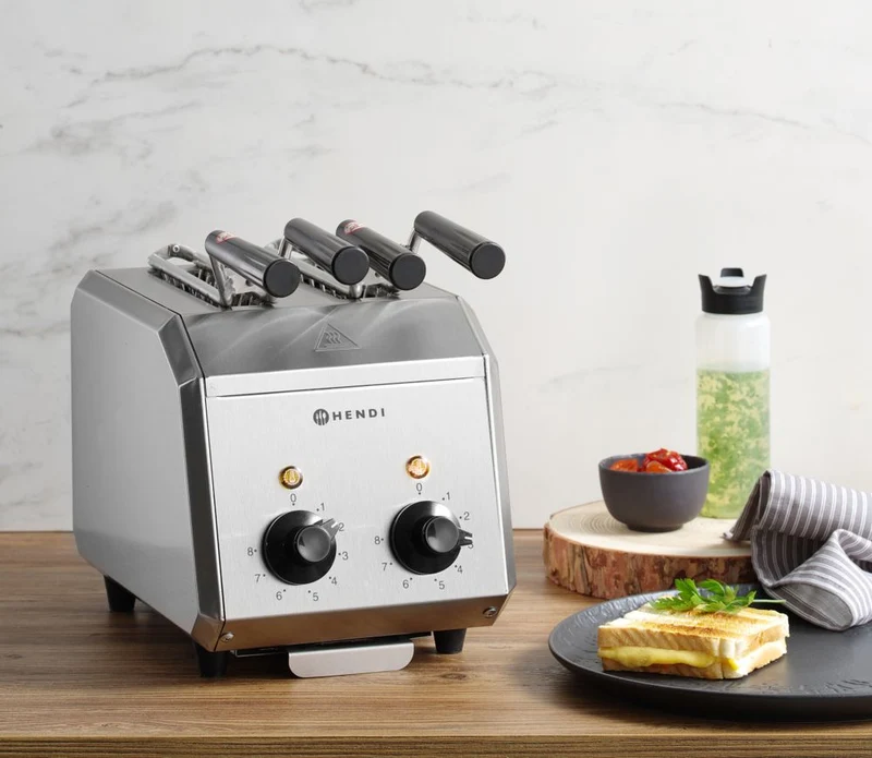 HENDI Sandwichtoaster – 230 V / 1200 W – 215 × 300 × 270 mm