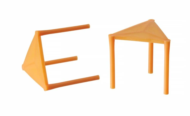 HENDI Abstandhalter für Pizzen – Orange – 500 Stück