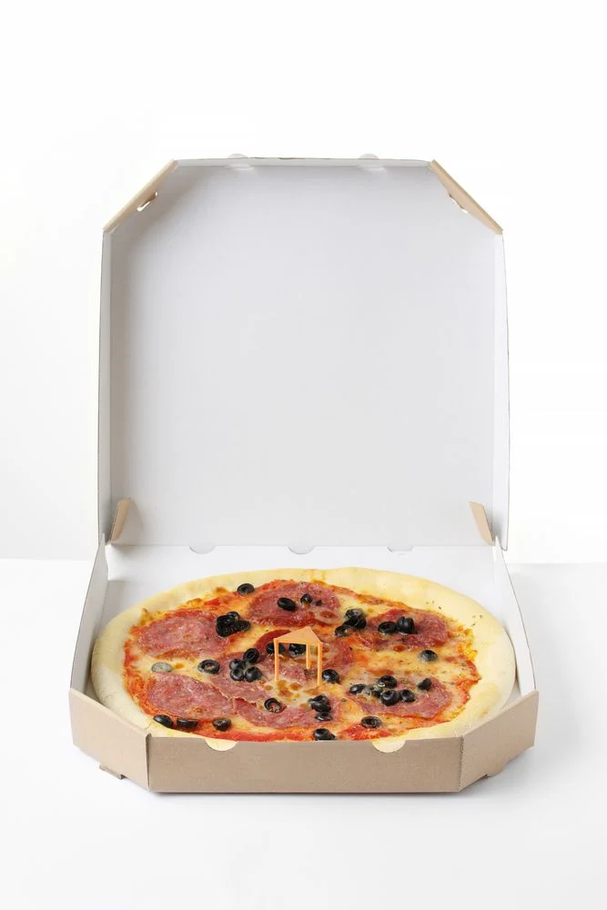 HENDI Abstandhalter für Pizzen – Orange – 500 Stück