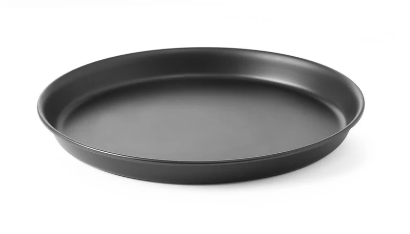 HENDI Pizzablech – Schwarz – Ø 269 × H 22 mm