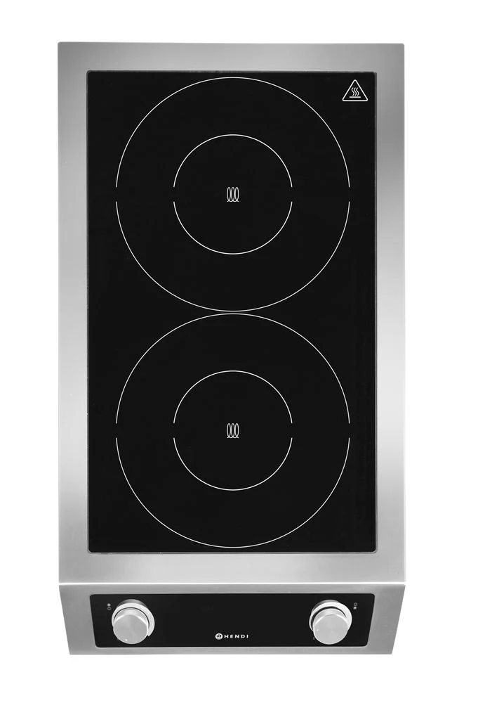 HENDI Induktionskocher Modell 7000 – Profi Line – 400 V / 7000 W – 405 × 700 × 145 mm