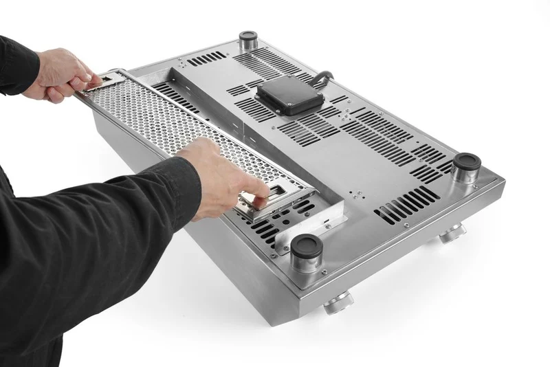 HENDI Induktionskocher Modell 7000 – Profi Line – 400 V / 7000 W – 405 × 700 × 145 mm