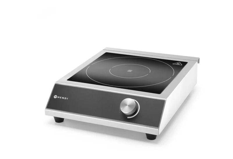 HENDI Induktionskocher Modell 3500 M – Profi Line – 230 V / 3500 W – 329 × 435 × 106 mm