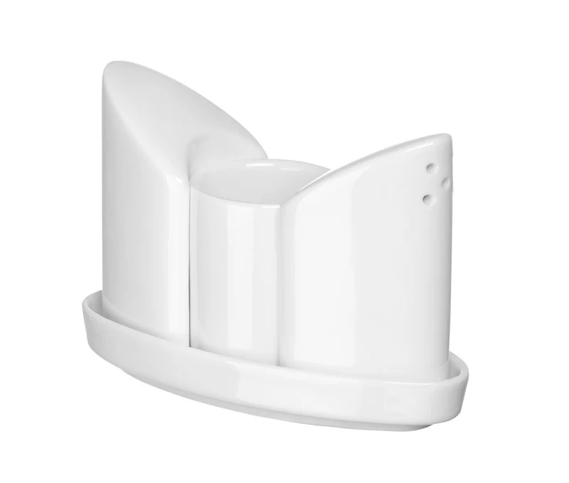 HENDI Salz- und Pfefferstreuer-Set mit Zahnstocherhalter – 125 × 54 × 90 mm – 48 Stück