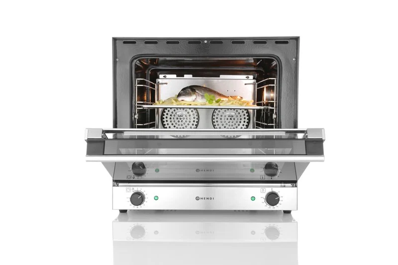 HENDI Konvektionsofen H90 – 230 V / 2670 W – 595 × 624 × 572 mm