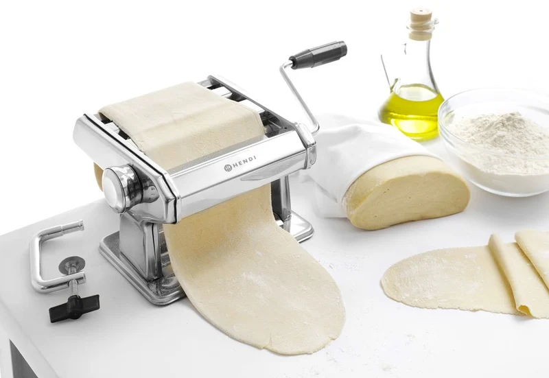 HENDI Pastamaschine manuell 140 mm – Profi Line – 210 × 193 × 135 mm