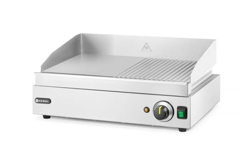 HENDI Grillplatte – Profi Line – 230 V / 2400 W – 527 × 404 × 233 mm