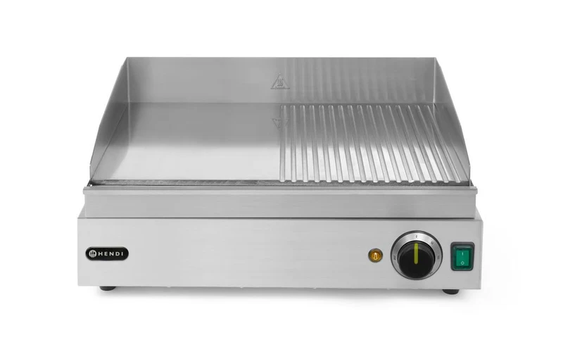 HENDI Grillplatte – Profi Line – 230 V / 2400 W – 527 × 404 × 233 mm