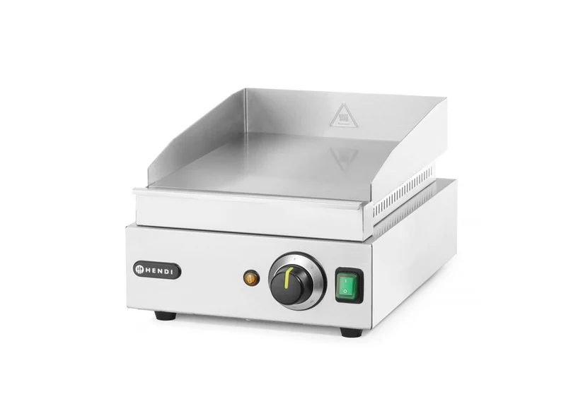 HENDI Grillplatte – flach – Profi Line – 230 V / 2000 W – 300 × 452 × 227 mm