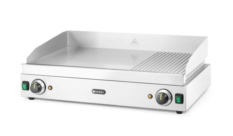 HENDI Grillplatte – Profi Line – 230 V / 3500 W – 697 × 474 × 241 mm