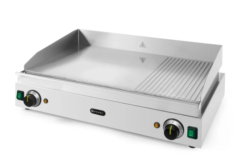 HENDI Grillplatte – Profi Line – 230 V / 3500 W – 697 × 474 × 241 mm