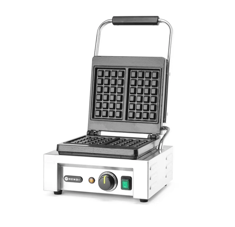 HENDI Waffeleisen 'Liège' – 230 V / 1500 W – 330 × 437 × 251 mm
