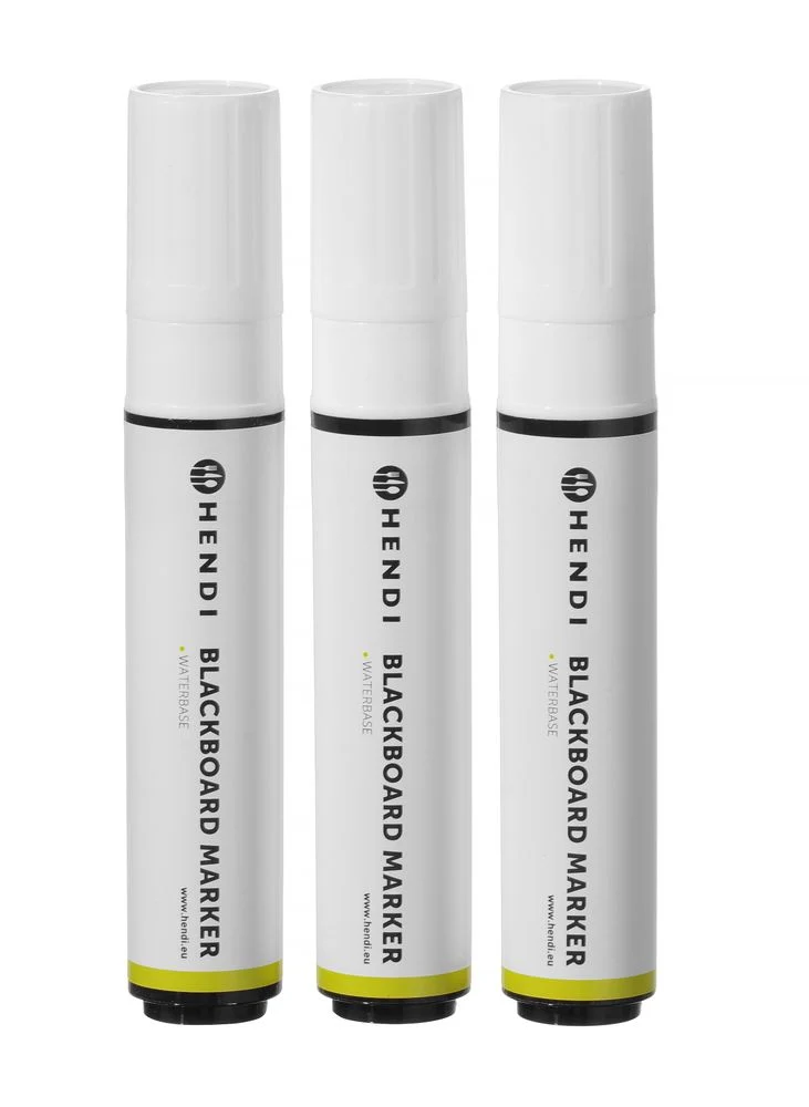 HENDI Kreidemarker 15 mm – 3x weiß – 3 Stück