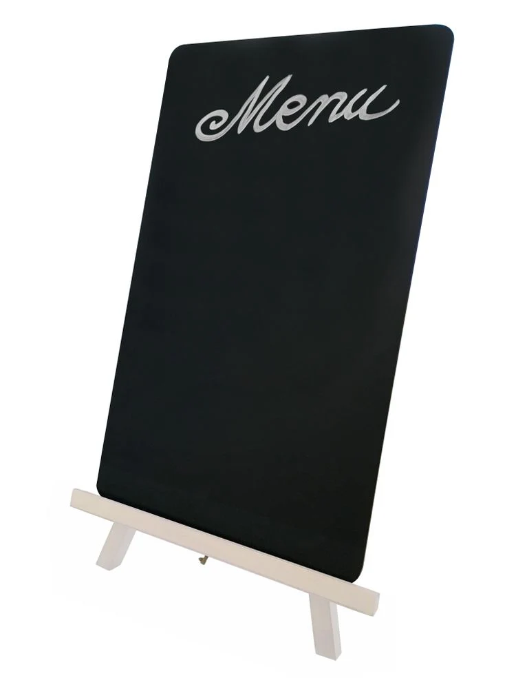HENDI Kreidetafel mit Staffelei – 220 × 210 × 360 mm