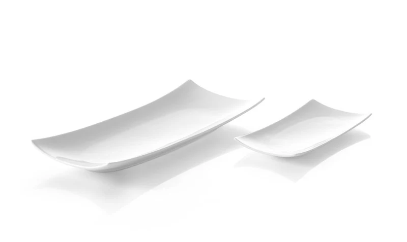 HENDI Platte Bark – 352 × 146 × 40 mm – 4 Stück