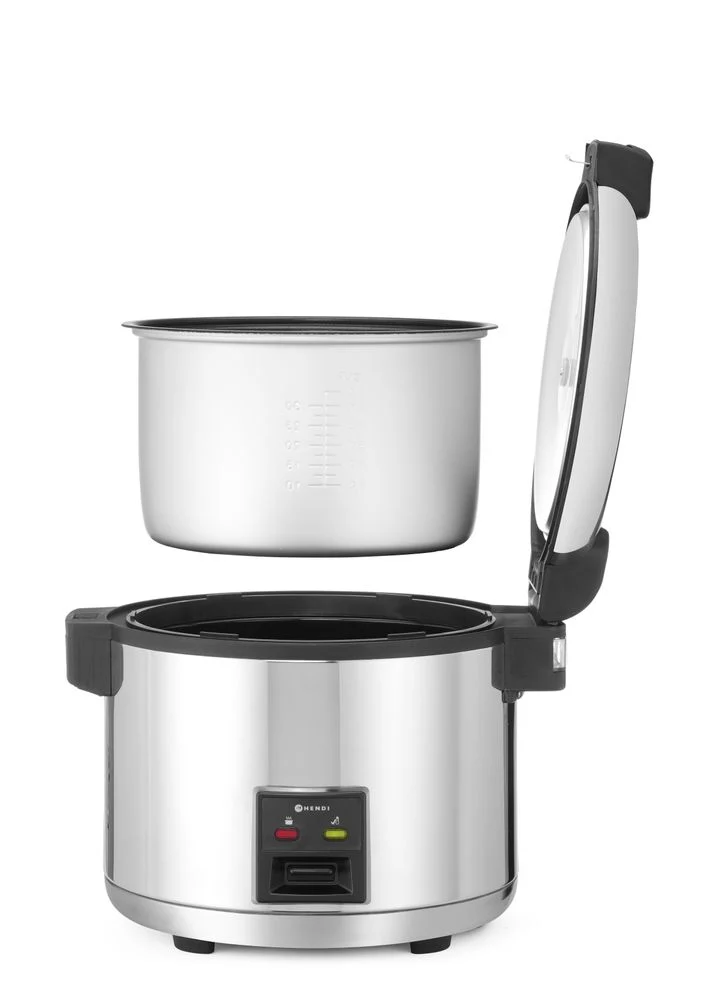 HENDI Reiskocher 5,4 l – Profi Line – 5,4 l – 230 V / 1950 W – 513 × 422 × 380 mm