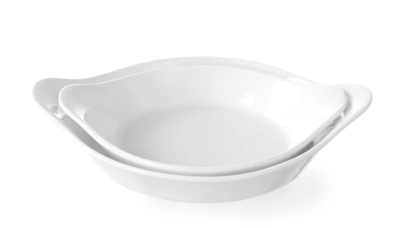 HENDI Ofenform – rund – 0,15 l – 185 × 152 × 40 mm – 6 Stück