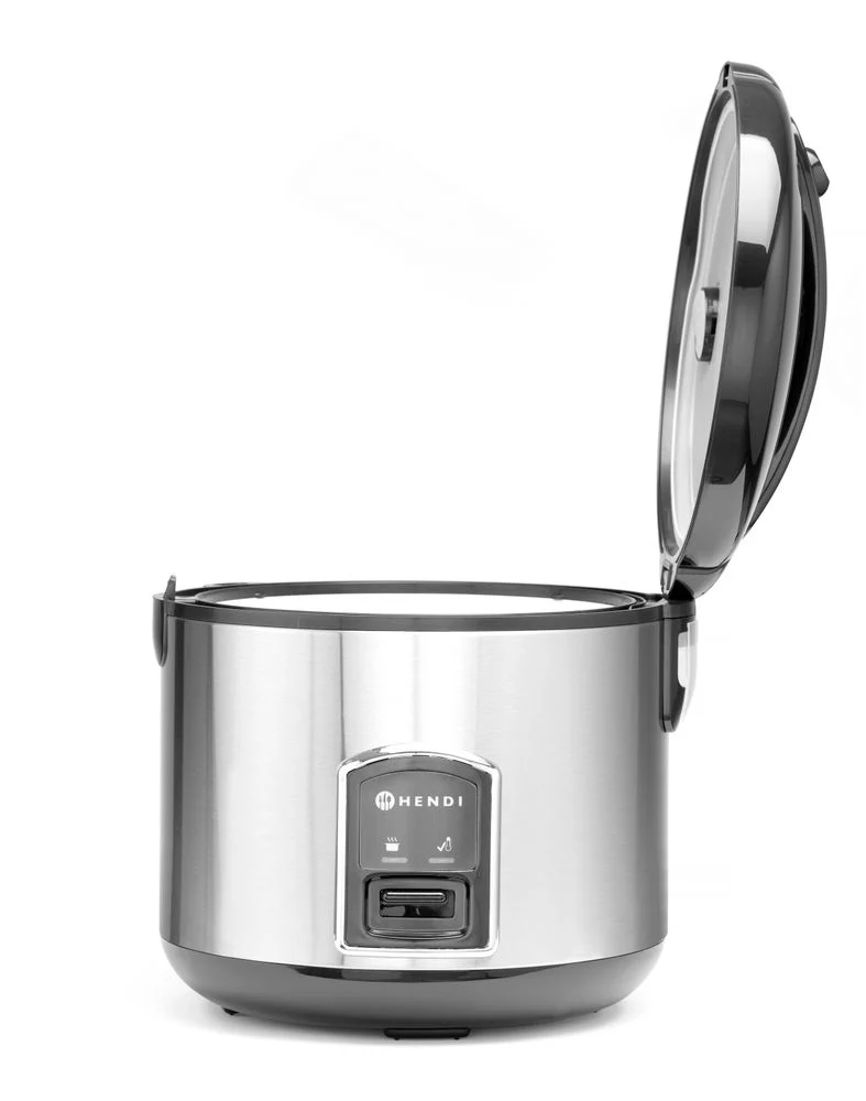 HENDI Reiskocher mit Dampfgarfunktion – Profi Line – 1,8 l – 230 V / 700 W – Ø 280 × H 285 mm
