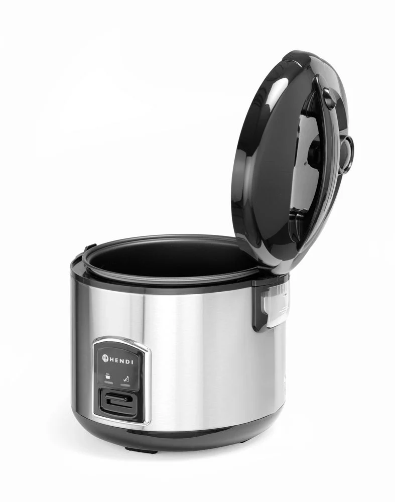 HENDI Reiskocher mit Dampfgarfunktion – Profi Line – 1,8 l – 230 V / 700 W – Ø 280 × H 285 mm