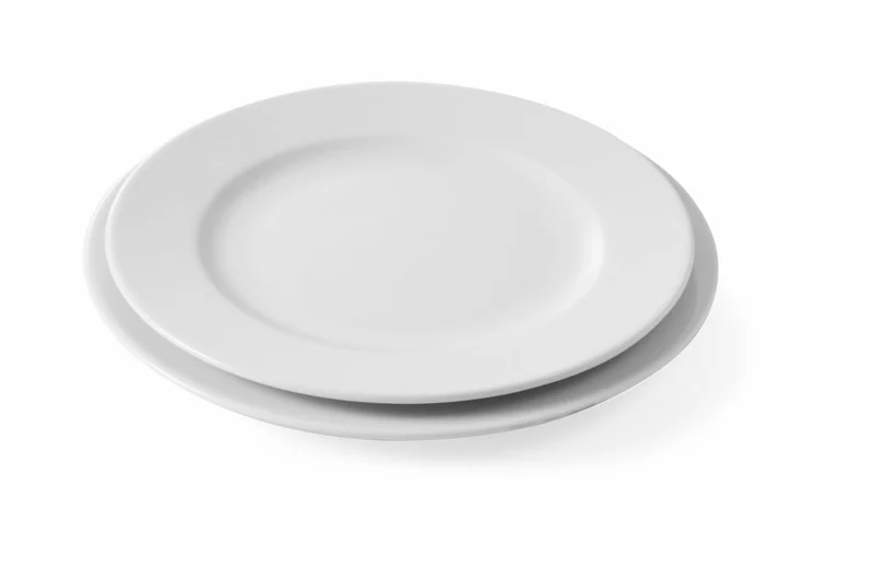 HENDI Teller – flach – Weiß – Ø 300 mm – 6 Stück
