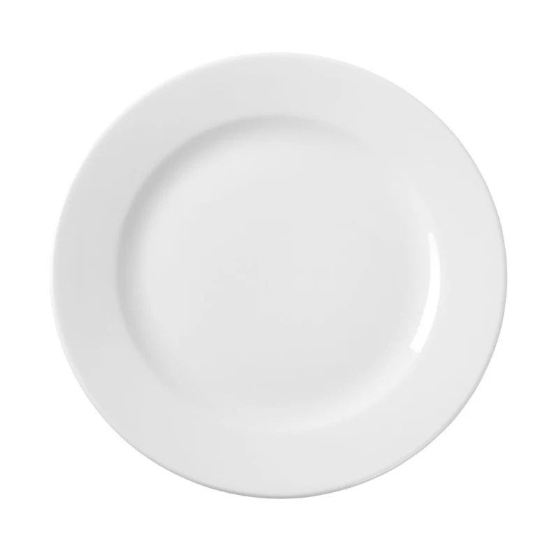 HENDI Teller – flach – Weiß – Ø 270 mm – 12 Stück