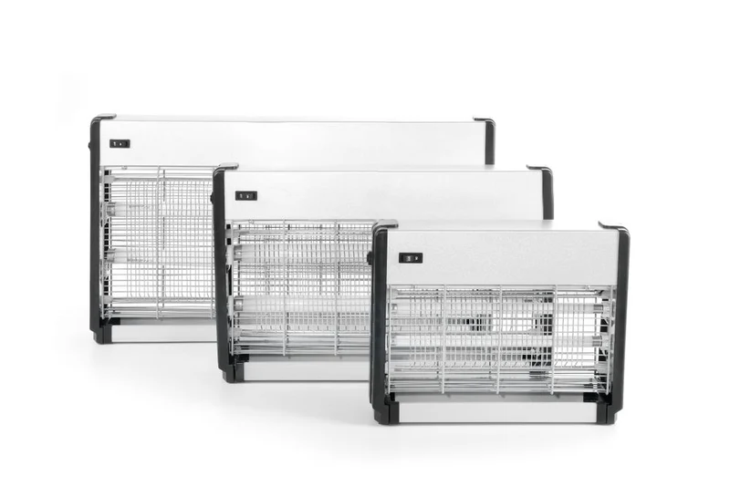 HENDI Insektenvernichter – elektronisch – Wirkungsbereich: 150 m² – 230 V / 45 W – 655 × 90 × 360 mm