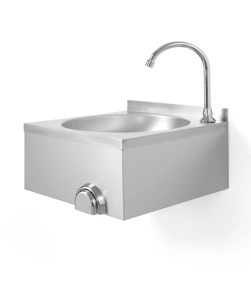 HENDI Waschbecken mit Kniebedienung – 400 × 428 × 406 mm