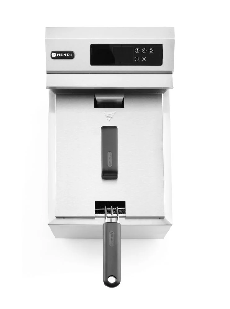HENDI Friteuse Profi Line digital - mit Ablasshahn - 8 l – Profi Line – 8 l – 230 V / 3500 W – 305 × 515 × 345 mm