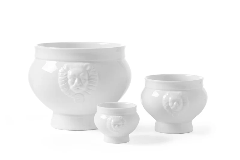 HENDI Suppenschüssel – Lionhead – 0,125 l – Ø 90 × H 60 mm – 6 Stück